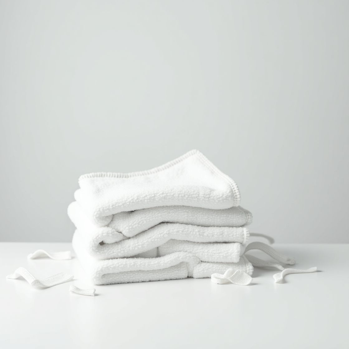 Premium White Cotton Cleaning Rags – Lint-Free and Absorbent