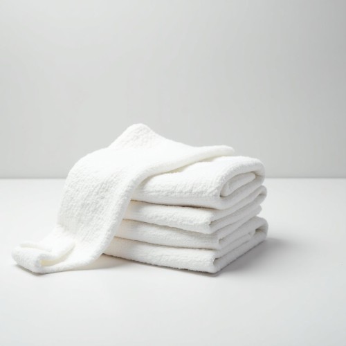Premium White Cotton Cleaning Rags – Lint-Free and Absorbent