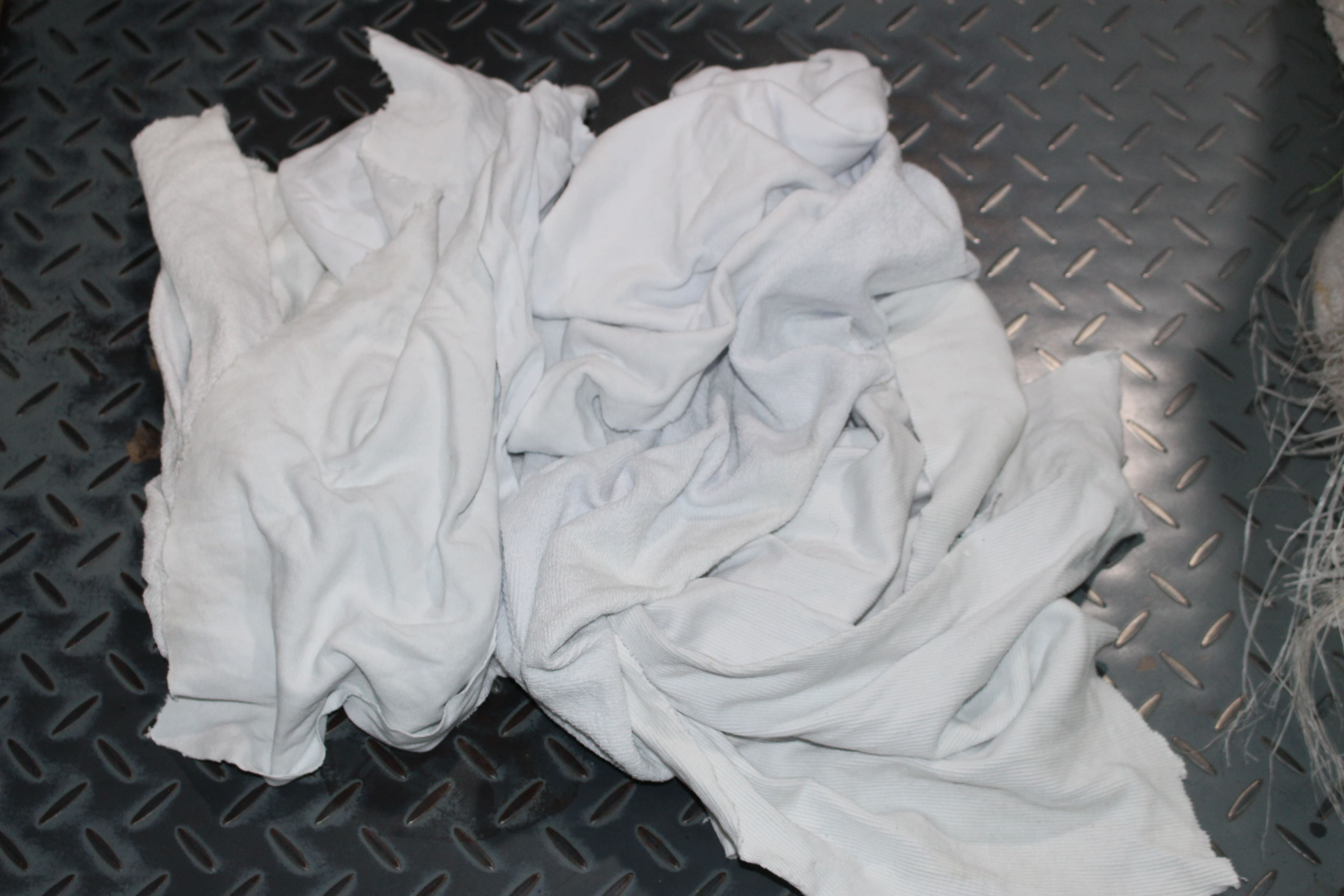 White Hosiery Rags (Thick) – Durable Wiping Rags for Heavy Use