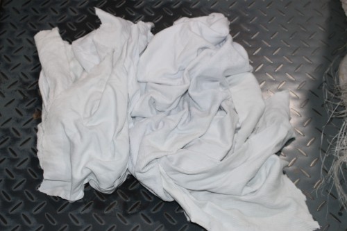 White Hosiery Rags (Thick) – Durable Wiping Rags for Heavy Use