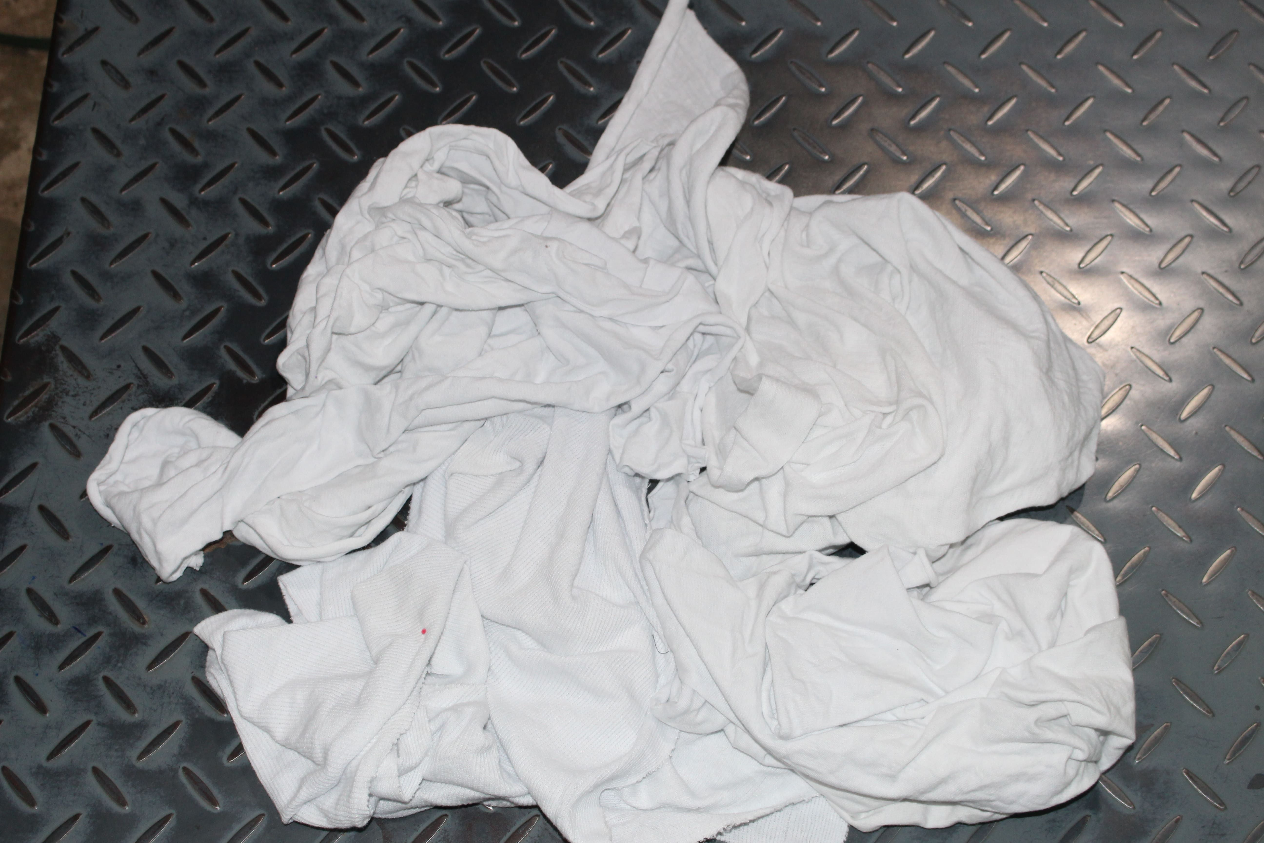 White Hosiery Rags (Thin) – Soft & Stretchable Cleaning Wipes